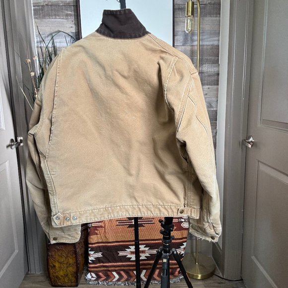 Vintage Carhartt Detroit Jacket "Labatt" Stitched - Blanket Lined - Picture 3 of 4